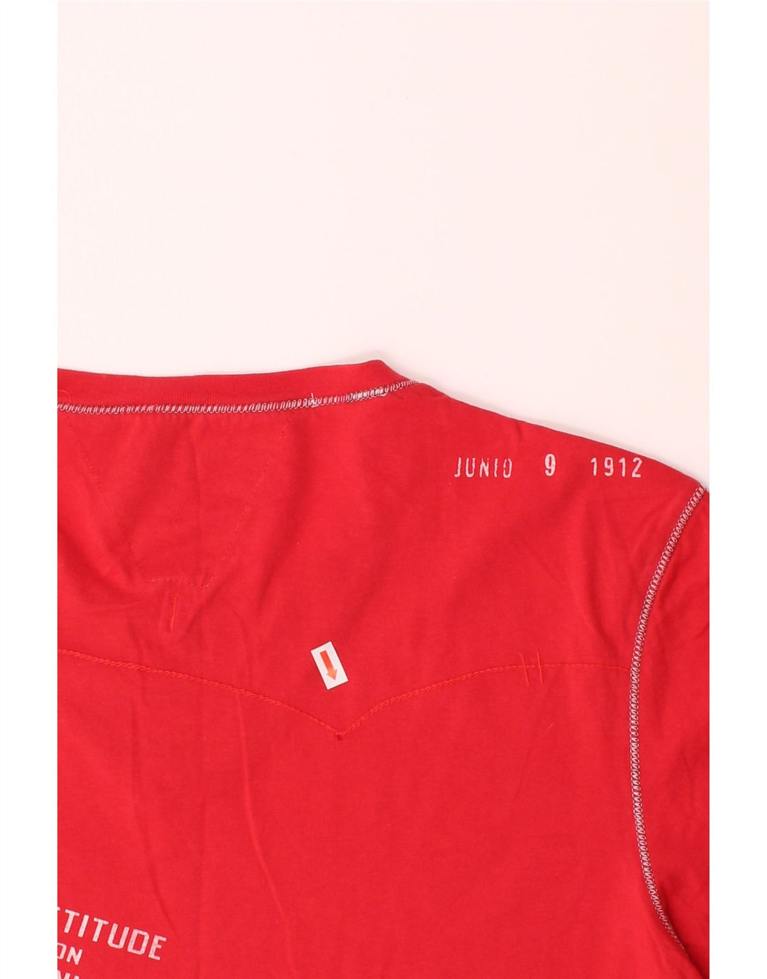 JACK & JONES Mens Graphic T-Shirt Top Large Red Vintage Jack & Jones and Second-Hand Jack & Jones from Messina Hembry 