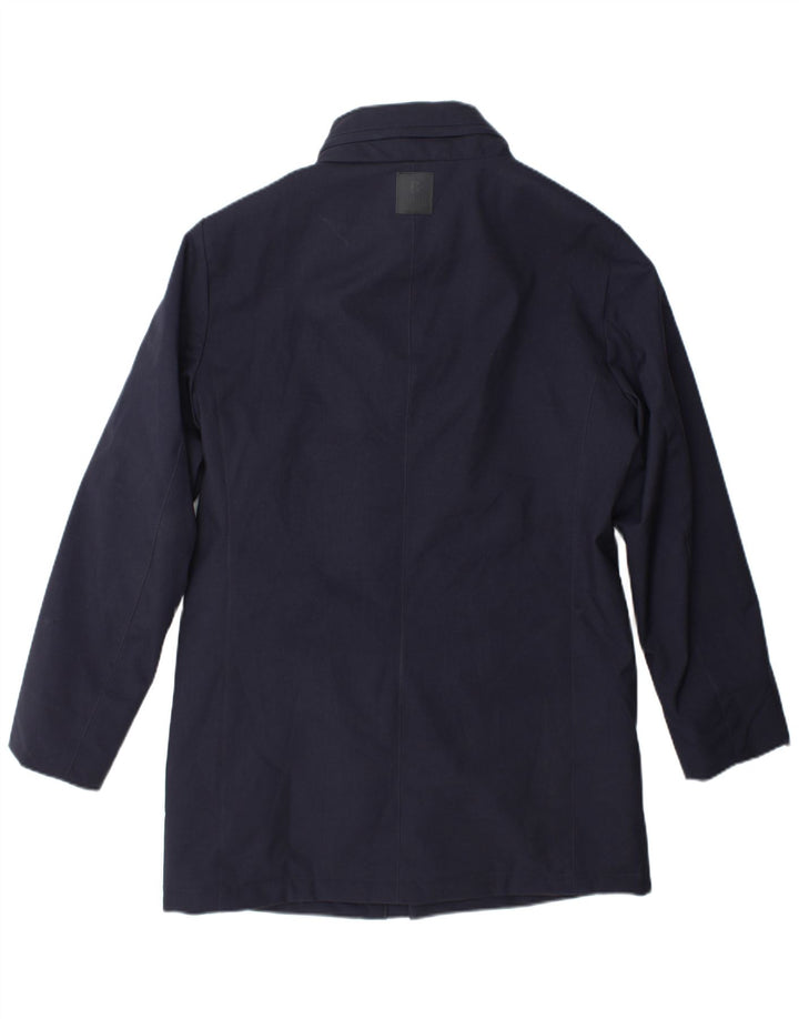Ανδρικό παλτό ανεμοθραύστη Boggi UK 38 Medium Navy Blue Polyester