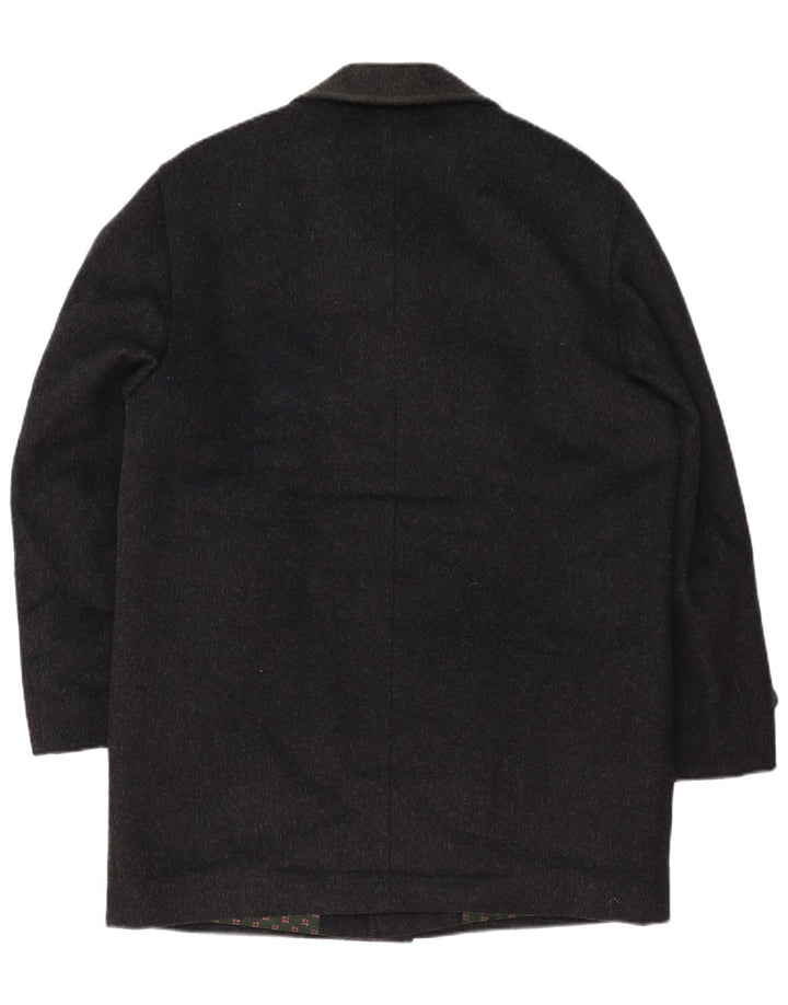 Ανδρικό πανωφόρι Steinbock Loose Fit EU 44 XS μαύρο μαλλί