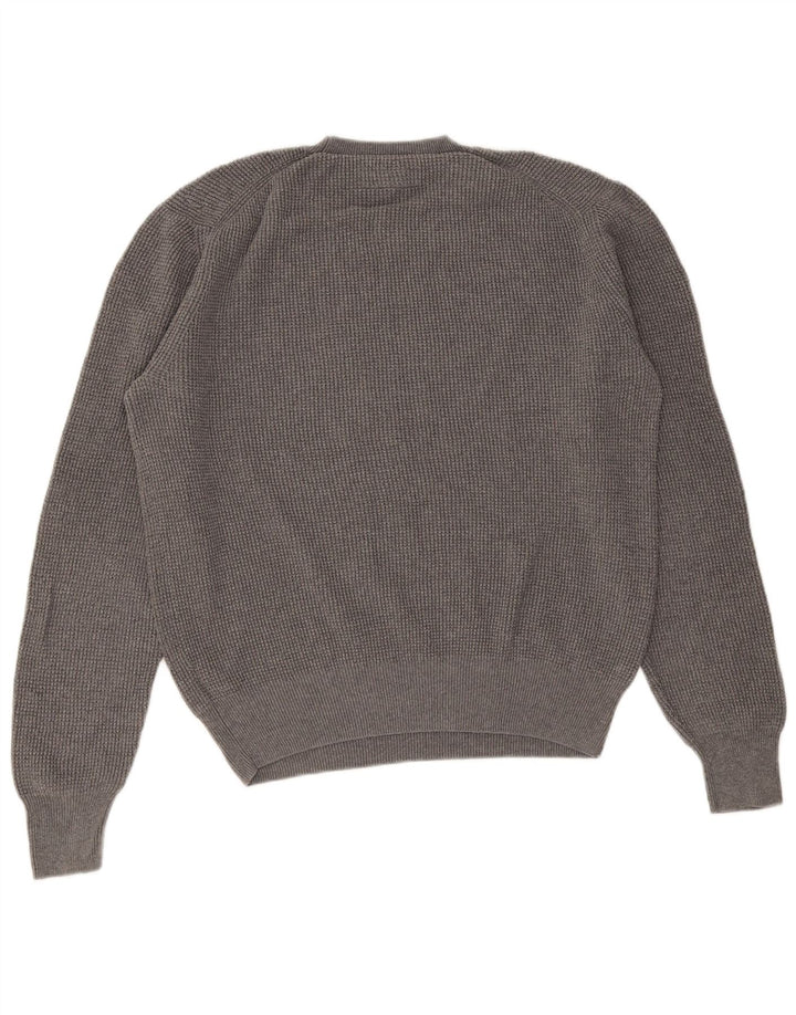 Ανδρικό πουλόβερ All Saints Crew Neck Jumper Μεγάλο Γκρι Βαμβακερό