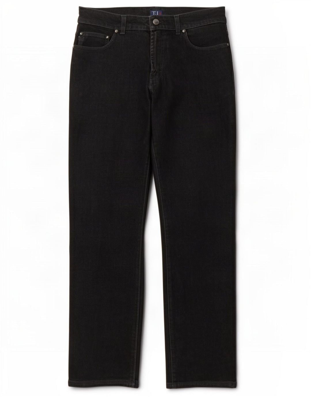 Ανδρικό τζιν Trussardi ίσιο W32 L32 Μαύρο βαμβακερό
