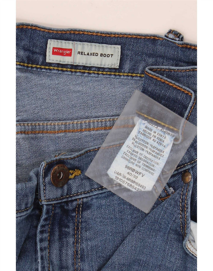 Ανδρικό τζιν Wrangler Relaxed Fit Bootcut W40 L32 Μπλε βαμβακερό