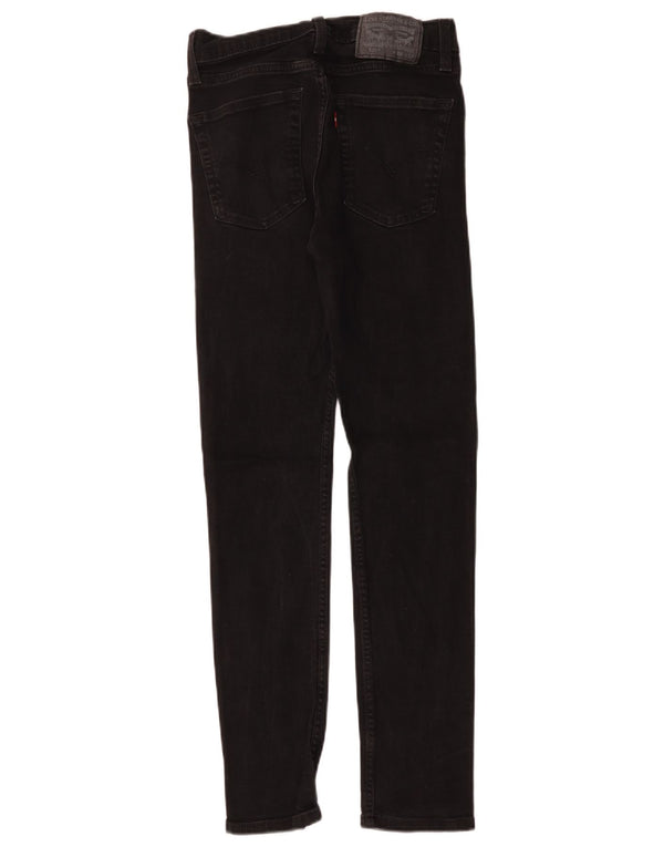 Levi's Womens 510 Skinny Jeans W28 L28 Μαύρο βαμβακερό