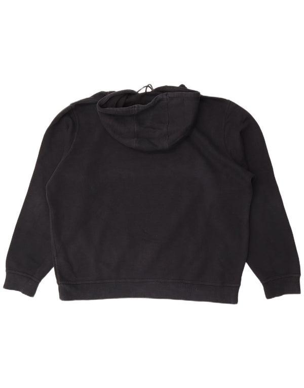 Ανδρικό γραφικό κουκούλα Nike 2XL, μαύρο βαμβακερό