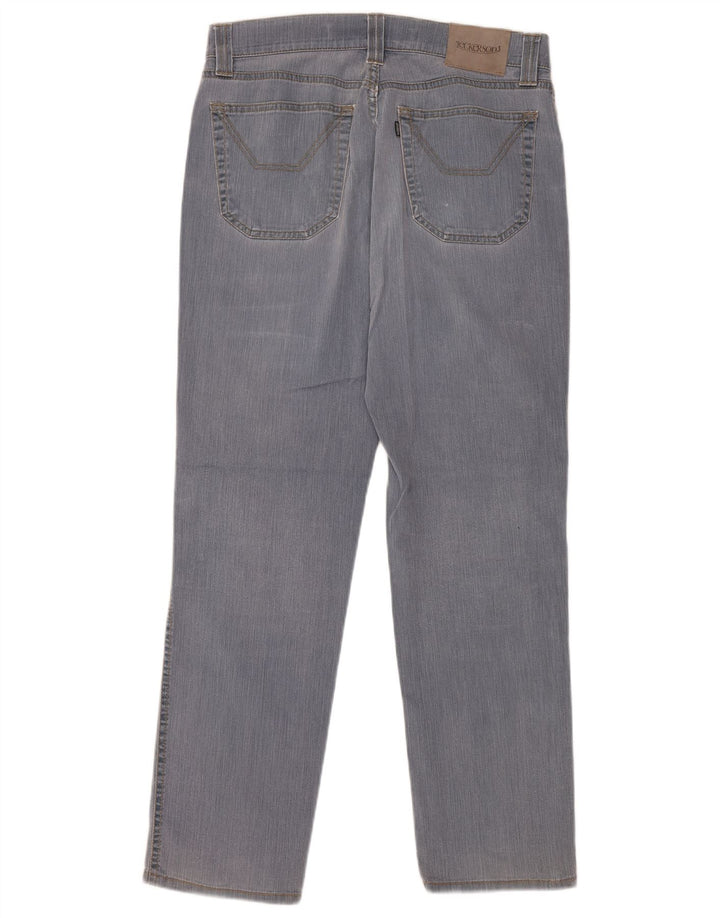 JECKERSON Mens Straight Jeans W33 L30 Blue Cotton