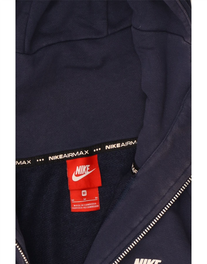 Ανδρικό πουλόβερ Nike με φερμουάρ με κουκούλα, μεσαίο μπλε ναυτικό