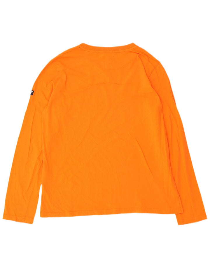 Superdry Γυναικείο Γραφικό Μακρυμάνικο UK 12 Βαμβακερό μεσαίο πορτοκαλί