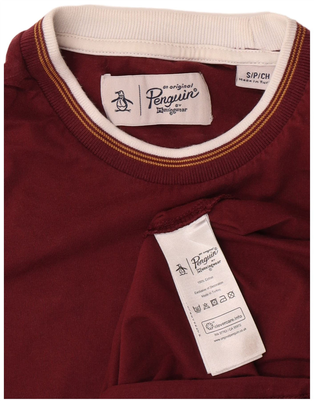 Ανδρικό T-Shirt Penguin Top Μικρό βαμβακερό καφέ