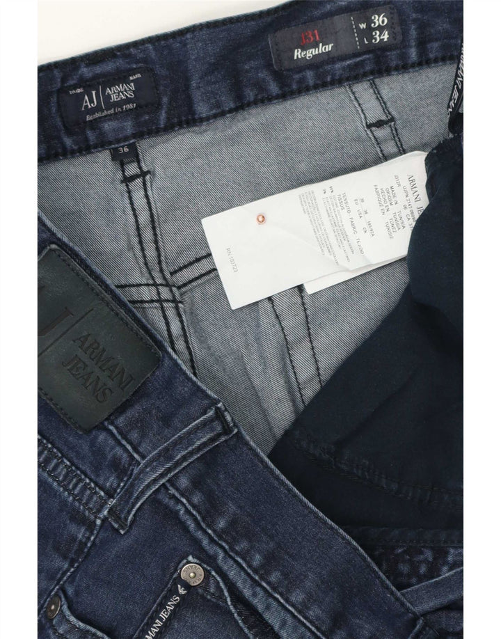 Ανδρικό τζιν Armani Regular Fit W36 L28 Μπλε βαμβακερό