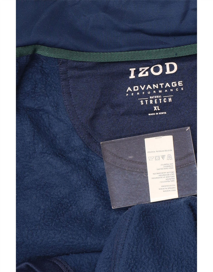 Ανδρική αμάνικη αθλητική φόρμα IZOD Top Jacket XL Navy Blue Polyester