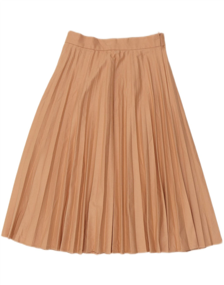 Zara Γυναικεία Πλισέ Φούστα XS W24 Μπεζ