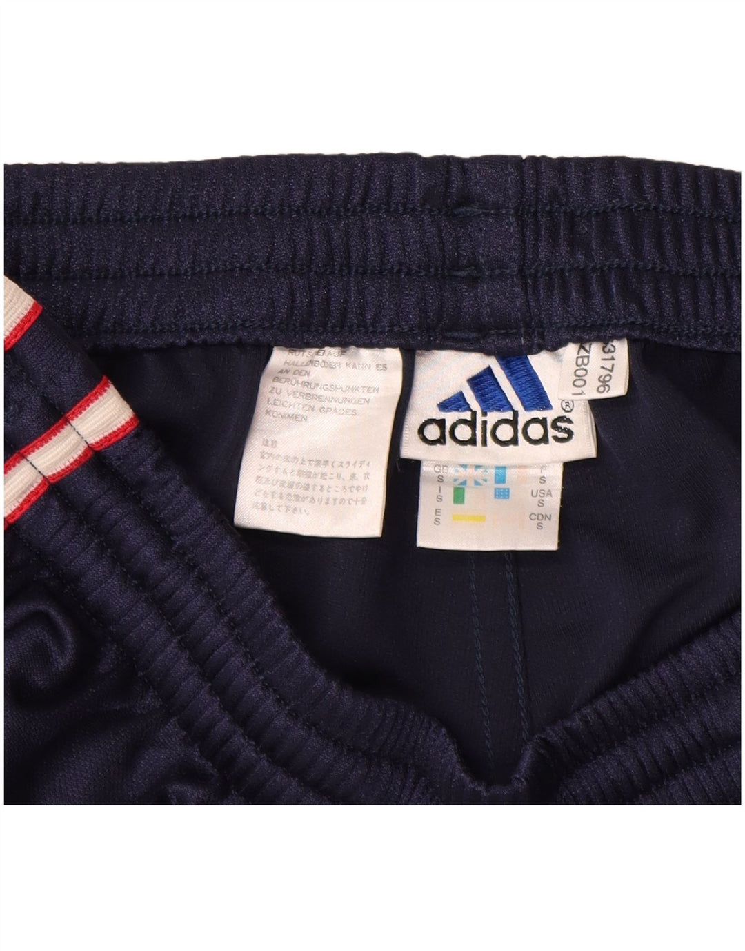 Ανδρική αθλητική φόρμα Adidas Παντελόνι Μικρό Navy Blue Polyester