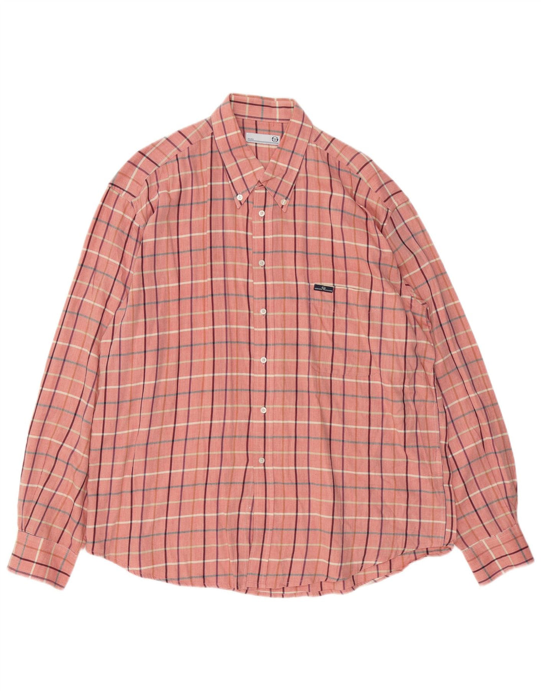 Ανδρικό πουκάμισο Sergio Tacchini 2XL Pink Check Cotton