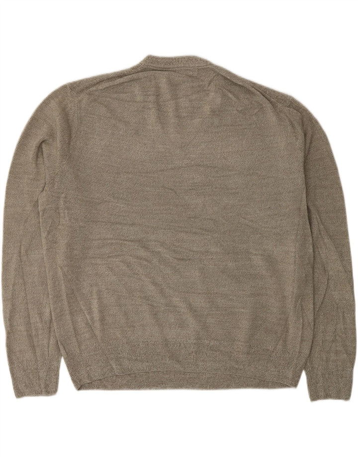 Ανδρικό πουλόβερ DOCKERS με V λαιμόκοψη XL Ακρυλικό Χακί