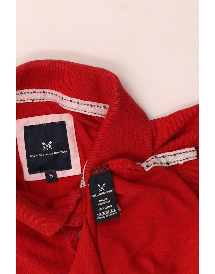Ανδρικό μπλουζάκι πόλο Crew Clothing Μικρό κόκκινο βαμβακερό