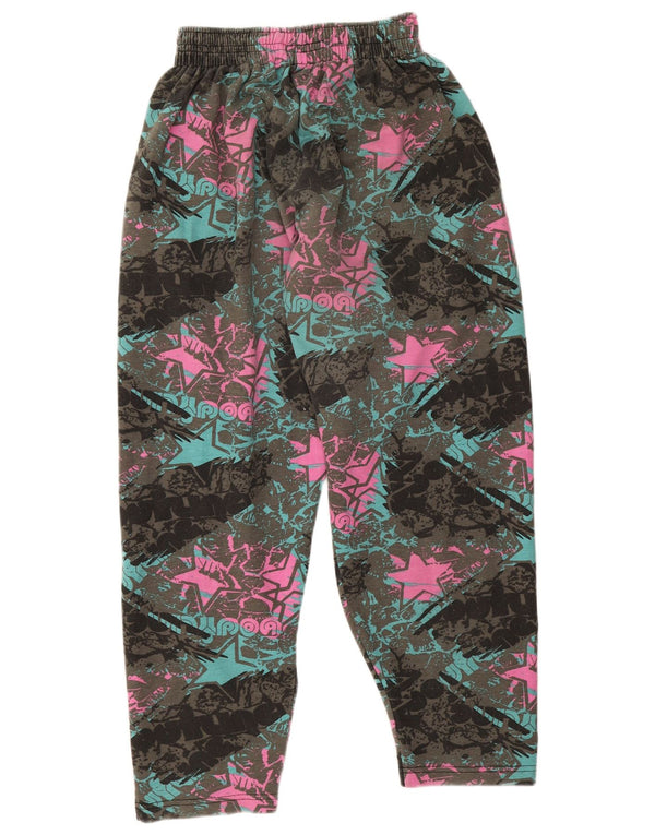 Vintage γυναικεία φόρμα παντελόνια UK 16 Large πολύχρωμα ρετρό