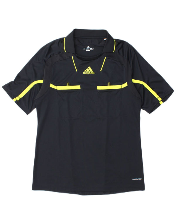 Ανδρικό πουκάμισο ADIDAS Climacool Polo Large Black Colourblock Polyester