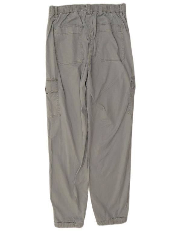 Marks & Spencer Γυναικείο ψηλόμεσο παντελόνι Cargo UK 10 Small W27 L29 Grey