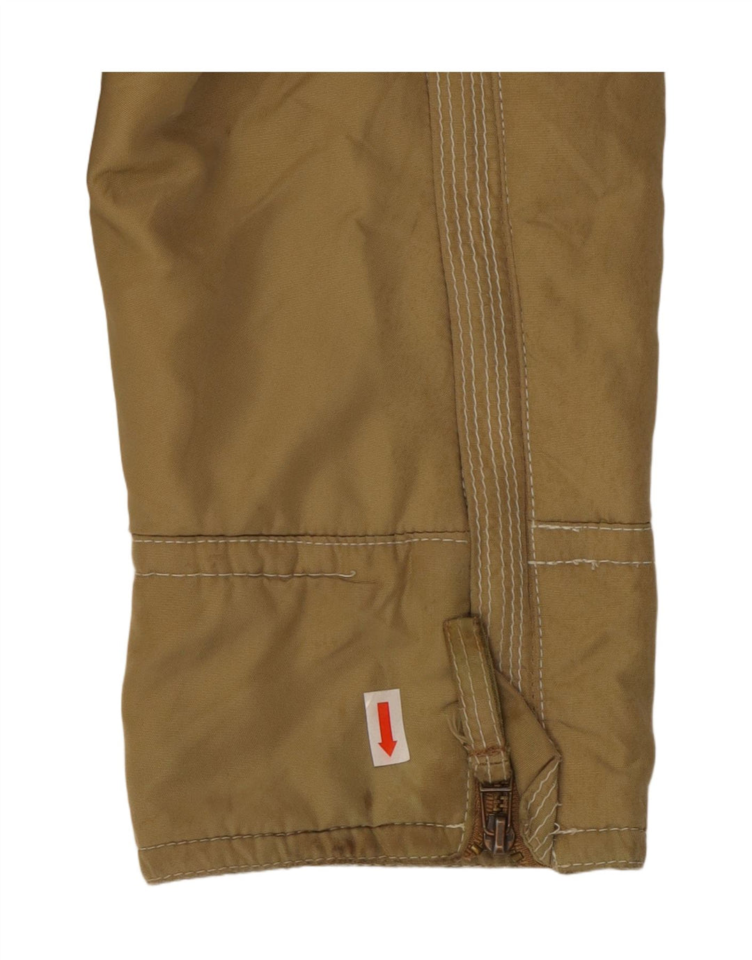 Zara Γυναικείο Μπουφάν UK 18 XL Beige Nylon