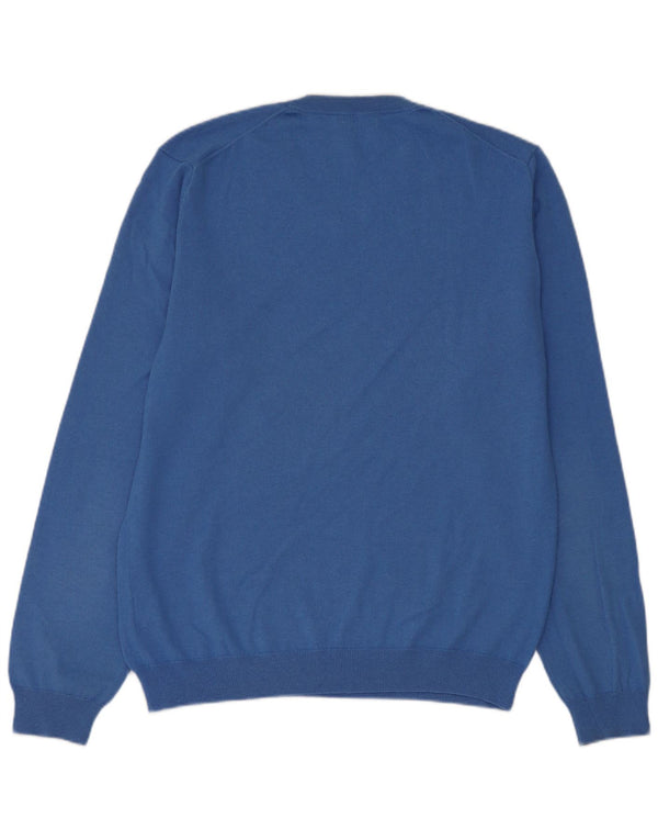 Sun68 Γυναικείο πουλόβερ με λαιμόκοψη UK 18 XL Blue Merino Wool