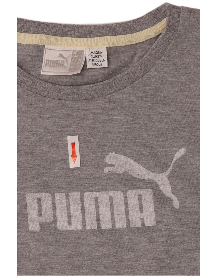 Puma Γυναικείο τοπ μακρυμάνικο UK 14 Large Grey