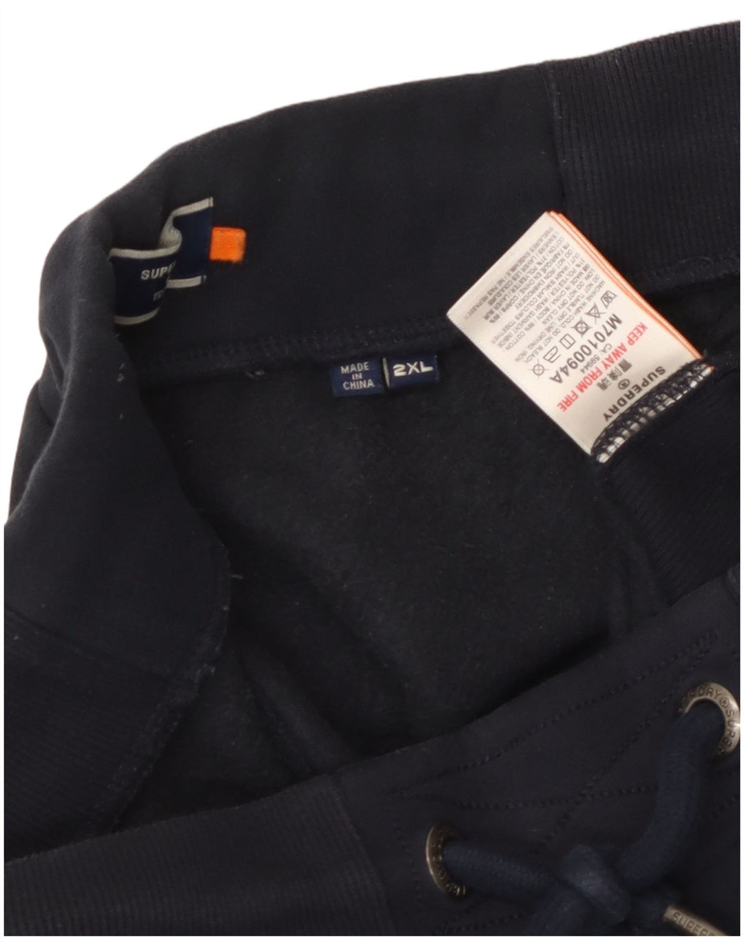 Ανδρική φόρμα Superdry Παντελόνι Joggers 2XL Navy Blue Cotton