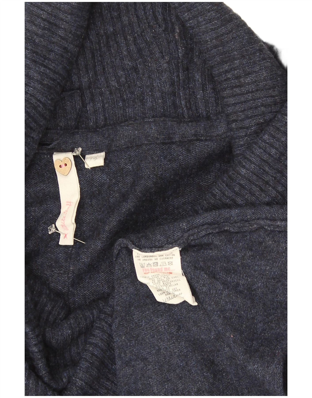 White Stuff Γυναικείο φόρεμα άλτης UK 14 Medium Navy Blue Viscose