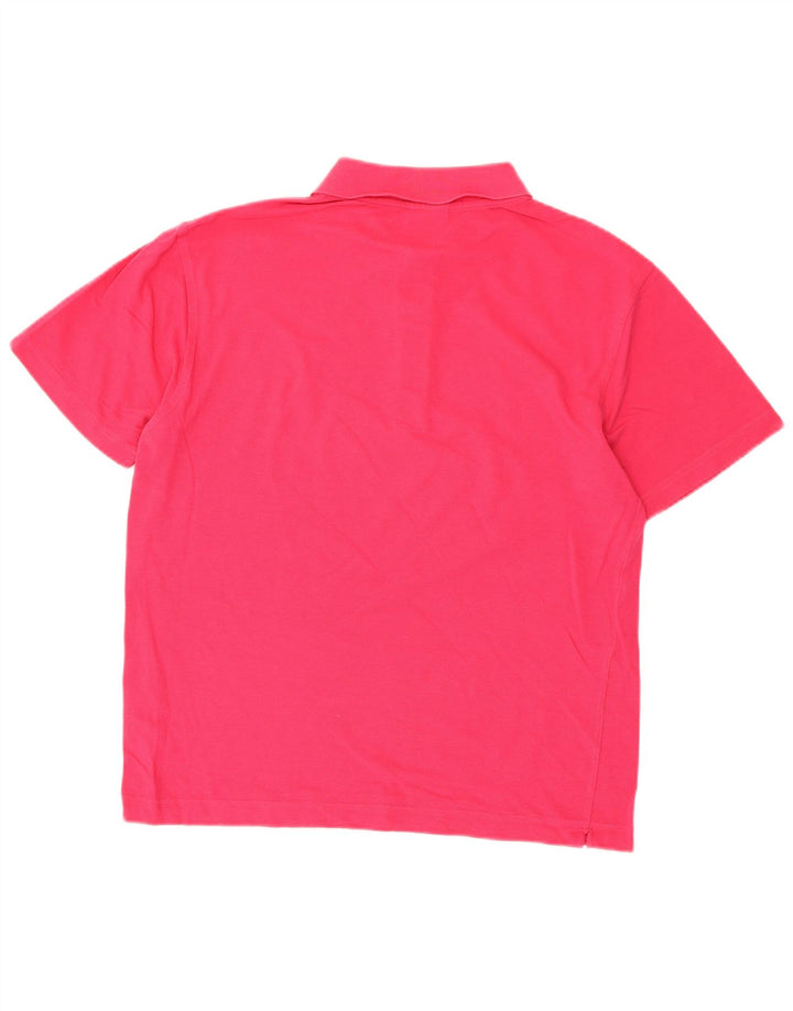 Ανδρικό πουκάμισο Polo Lacoste, Μέγεθος 4, Μεσαίο Ροζ Βαμβακερό