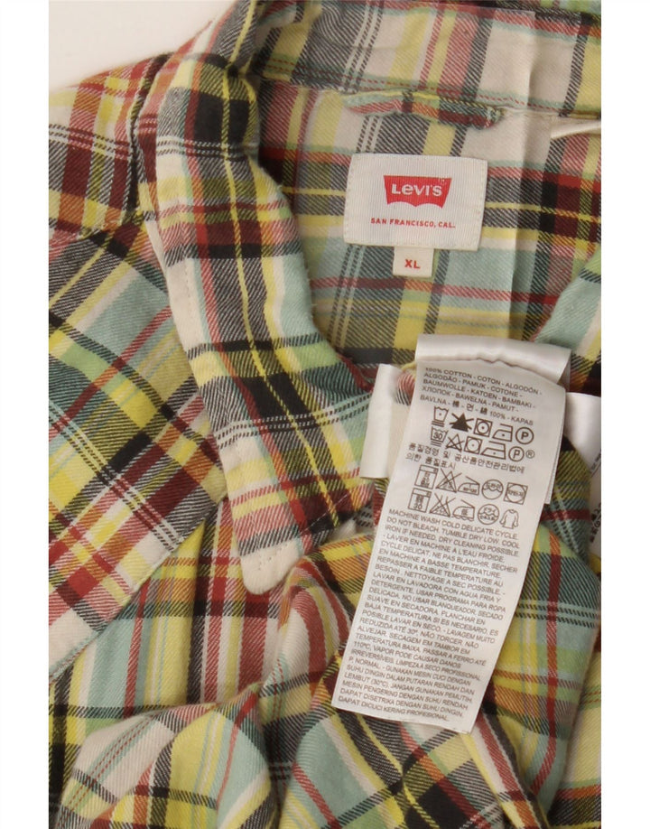 Ανδρικό φανελένιο πουκάμισο Levi's XL πολύχρωμο βαμβακερό