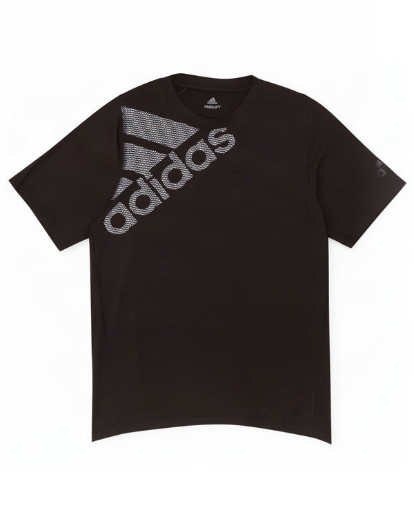 Ανδρικό γραφικό T-Shirt Adidas Climalite Top Small Black Polyester