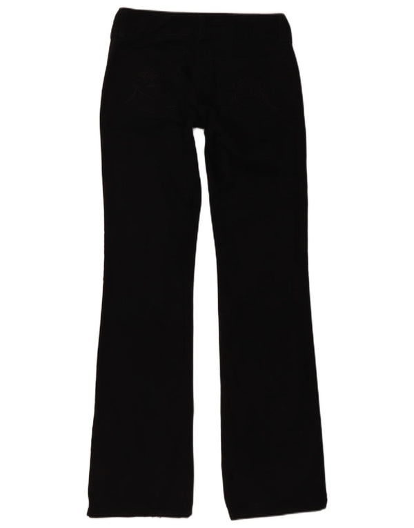 Diesel Womens Bootcut Casual Trousers W25 L32 Black Cotton