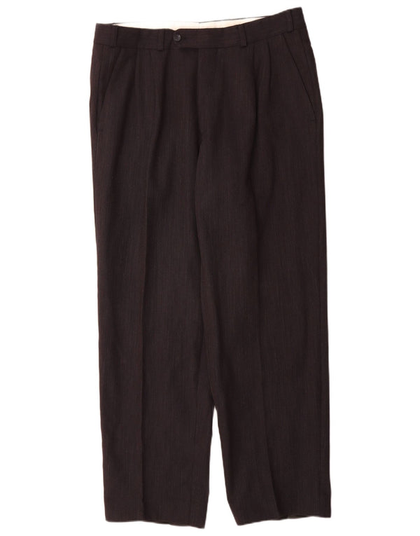 Daniel Hechter Ανδρικό Παντελόνι Κοστούμι IT 52 XL W36 L31 Navy Blue Pinstripe