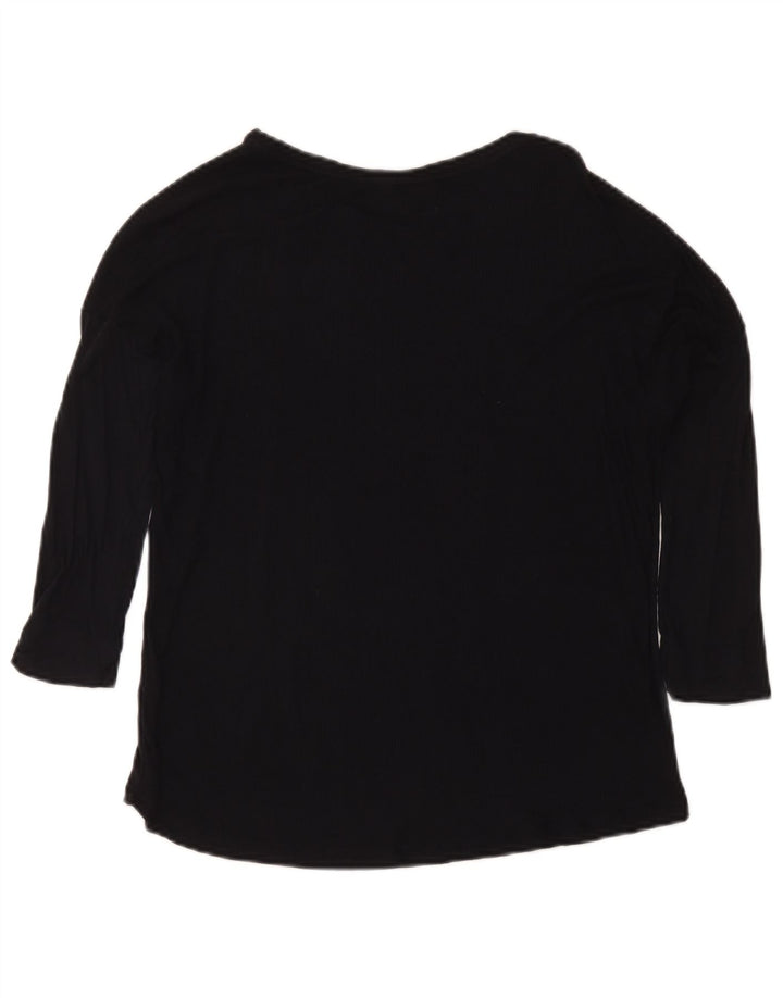 Massimo Dutti Γυναικείο τοπ 3/4 μανίκι UK 12 μεσαίο μαύρο