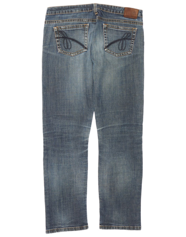 Fat Face Womens Slalom Super Slim Jeans UK 14 Medium W28 L28 Blue Cotton