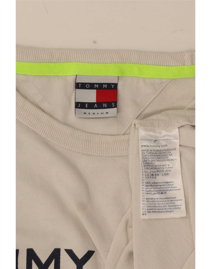 Ανδρικό γραφικό T-Shirt Tommy Hilfiger Τοπ μεσαίο μπεζ βαμβακερό