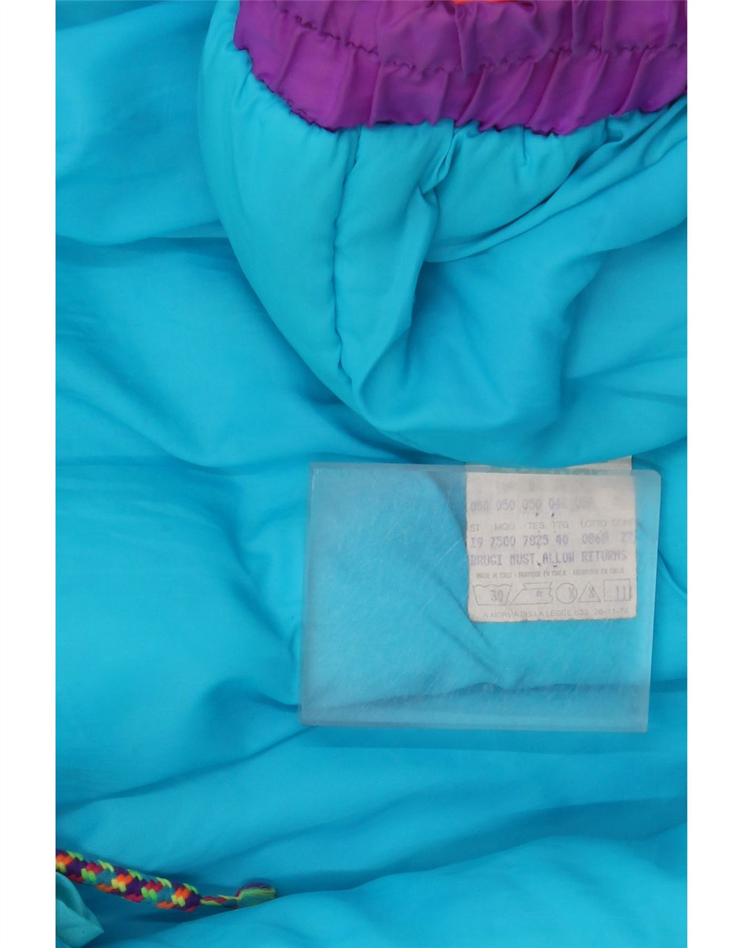 Ανδρικό μπουφάν Brugi Windbreaker IT 50 Large Blue Colourblock Polyamide