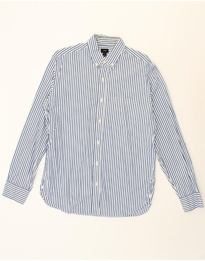 J. CREW Mens Shirt Medium Blue Pinstripe Cotton Vintage J. Crew and Second-Hand J. Crew from Messina Hembry 