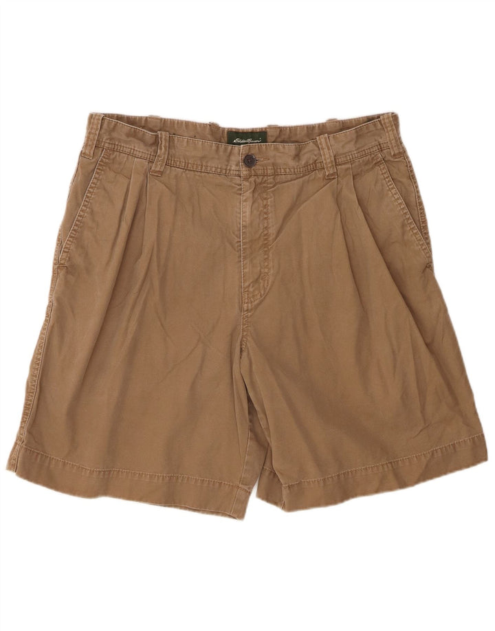 Eddie Bauer Ανδρικό σορτς Chino με καρφίτσα W36 μεγάλο καφέ βαμβακερό