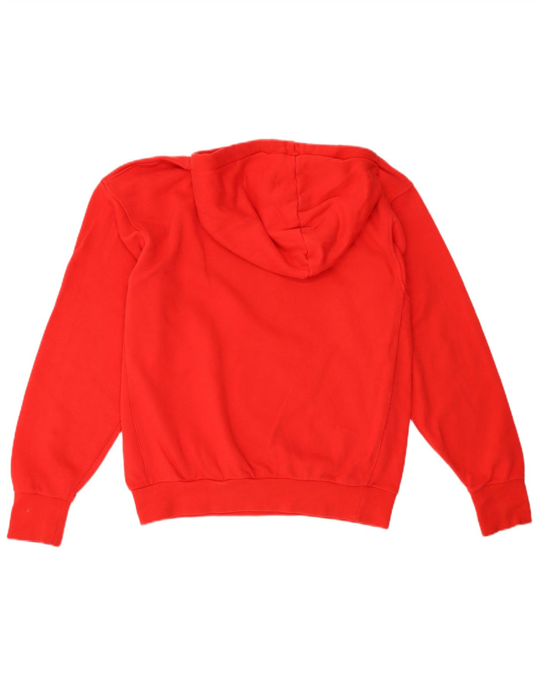 NIKE Womens Chicago Bulls Oversized Graphic Hoodie Jumper UK 10 Small Red