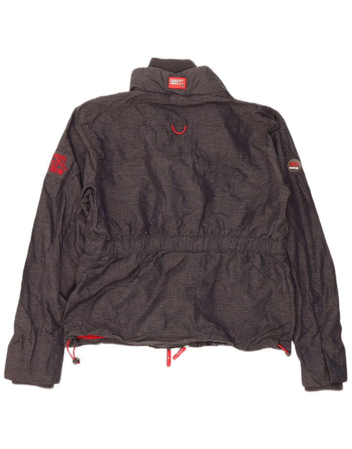 Γυναικείο τζάκετ SUPERDRY Windbreaker UK 18 XL Grey Polyester