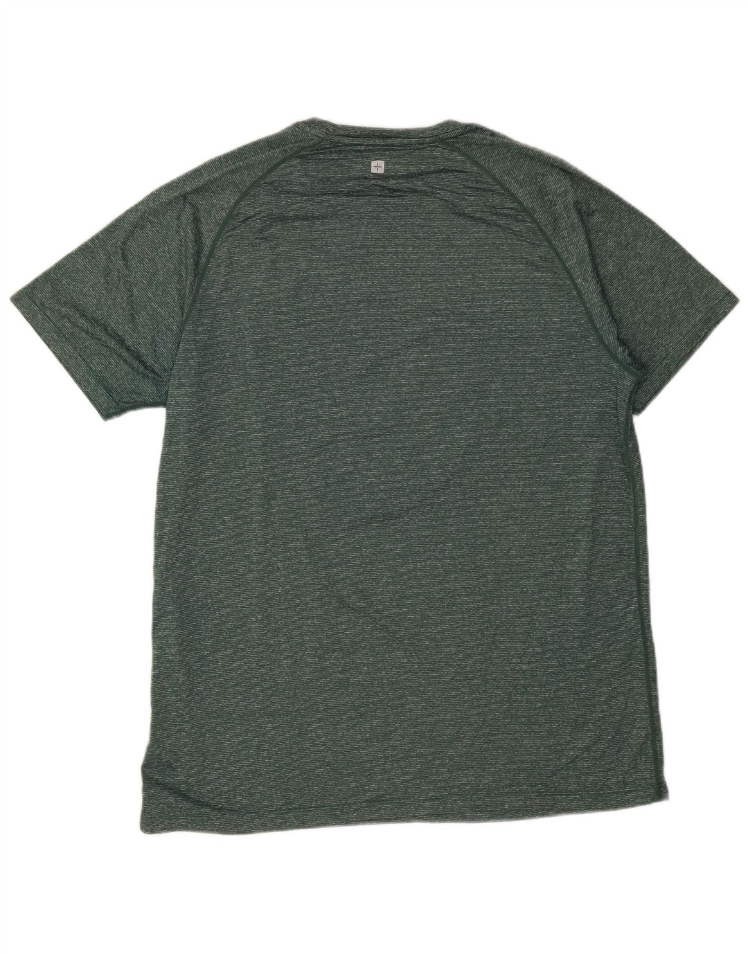 Ανδρικό T-Shirt Mountain Warehouse Top Large Green Flecked Nylon