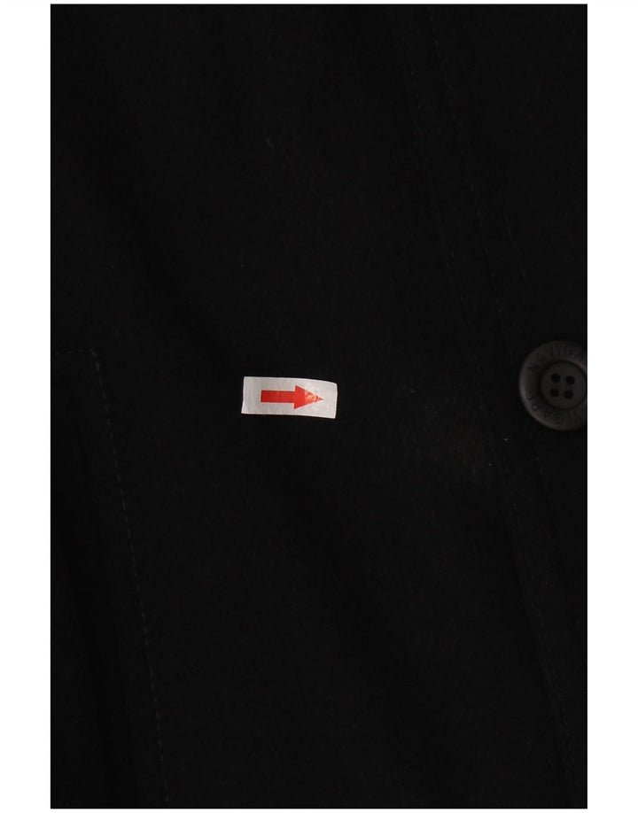 NAVIGARE Ανδρικό Πανωφόρι UK 38 Medium Black Wool