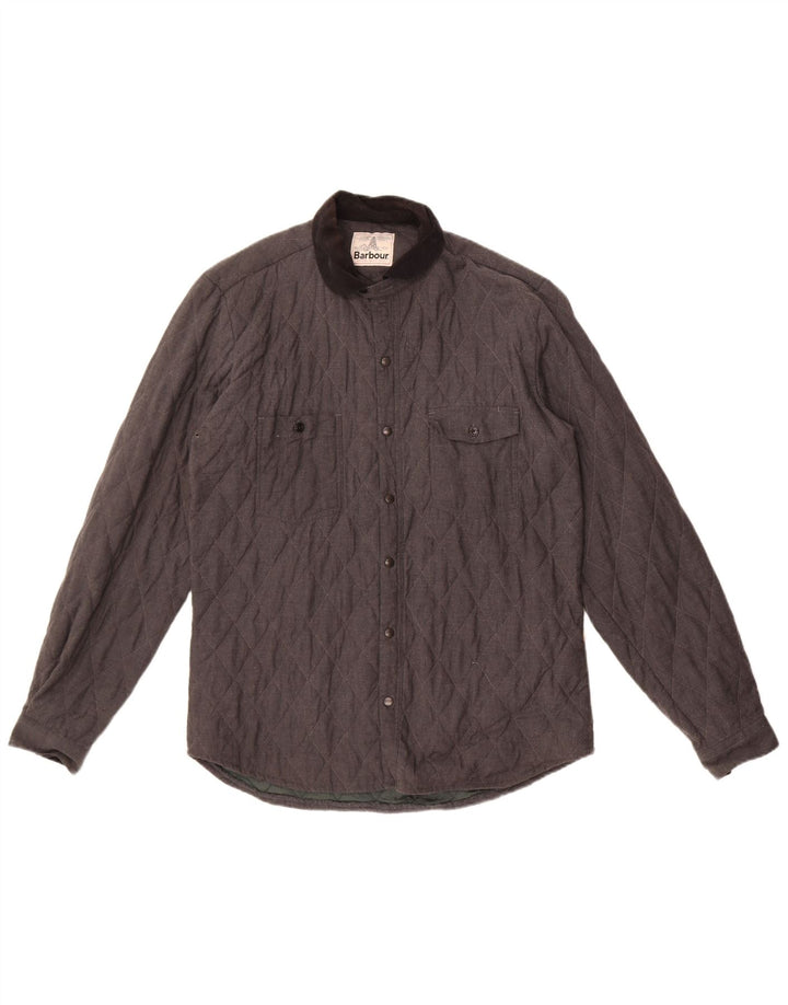 Ανδρικό καπιτονέ μπουφάν Barbour UK 38 μεσαίο γκρι βαμβακερό