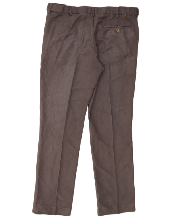 Farah Ανδρικό ίσιο παντελόνι Chino W36 L31 Γκρι Πολυεστέρας