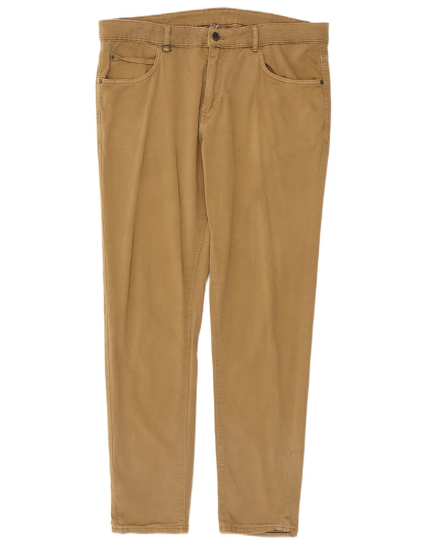 Zara Ανδρικό Slim Casual Παντελόνι EU 44 Large W34 L30 Beige