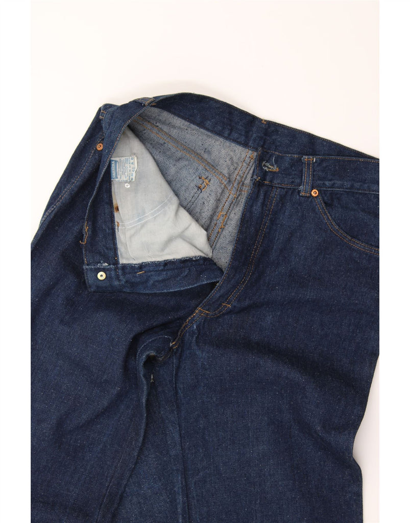 CARRERA Womens High Waist Flared Jeans IT 48 XL W32 L37 Navy Blue Cotton Vintage Carrera and Second-Hand Carrera from Messina Hembry 