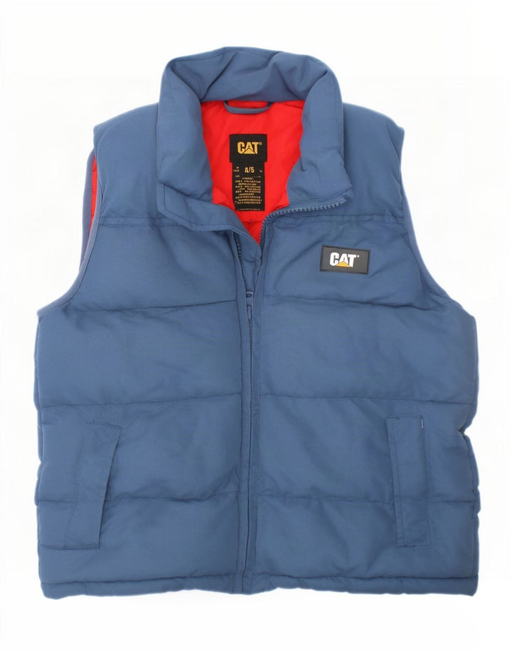 Caterpillar Boys Gilet 4-5 Years Blue Polyester