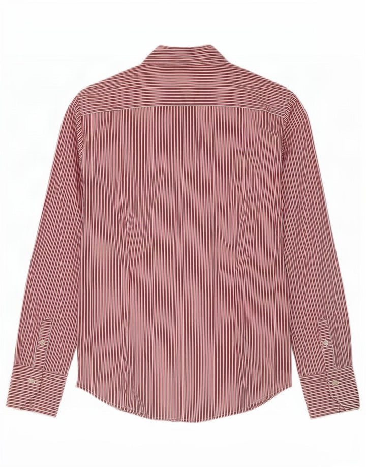 Γυναικείο πουκάμισο Benetton UK 14 Large Red Pinstripe