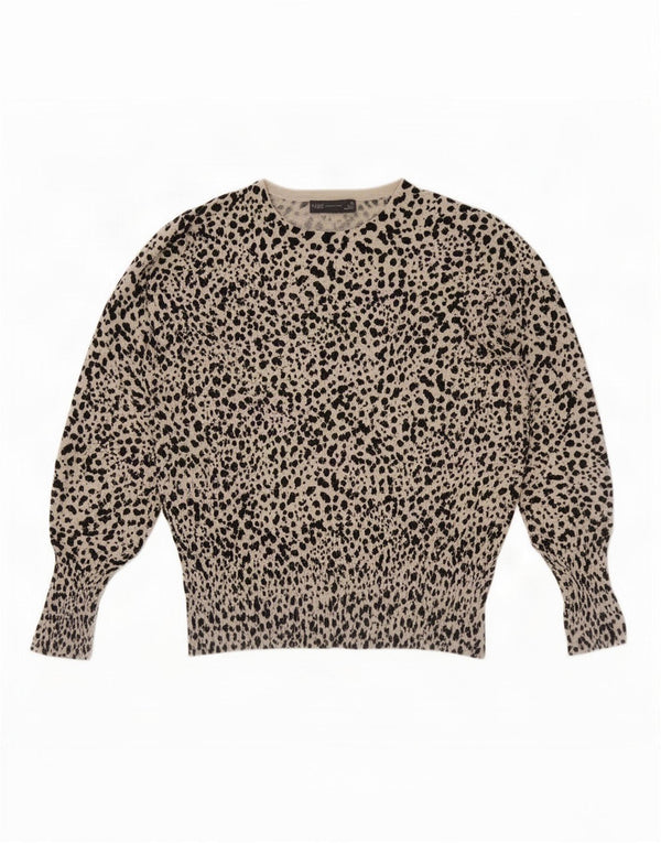 Marks & Spencer Γυναικείο πουλόβερ με λαιμόκαυστο UK 20 2XL Beige