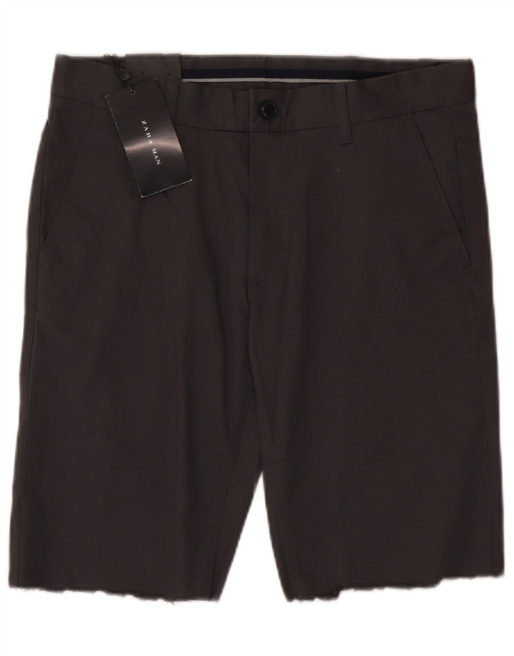 Zara Ανδρικό σορτς Chino EU 40 Medium W31 Γκρι βαμβακερό
